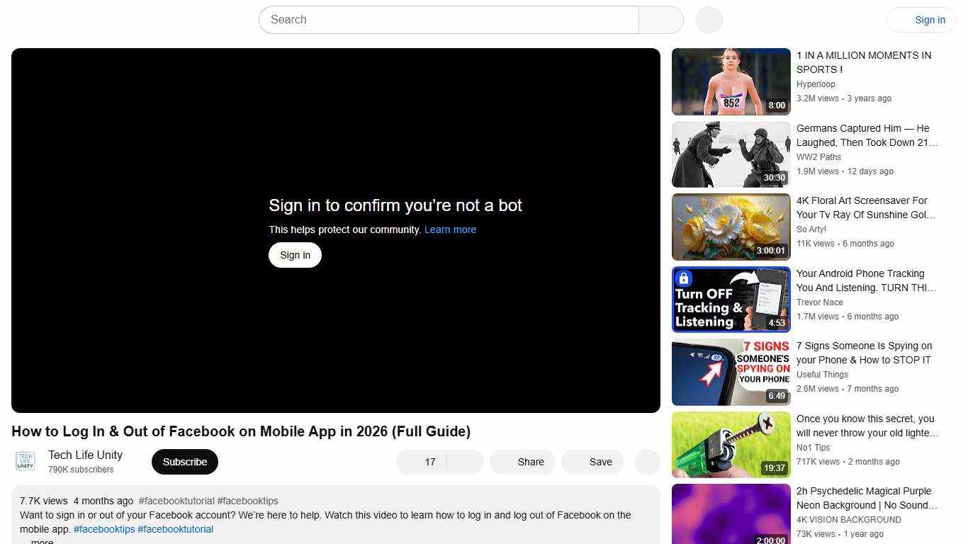 How to Log In & Out of Facebook on Mobile App in 2026 (Full Guide) - YouTube