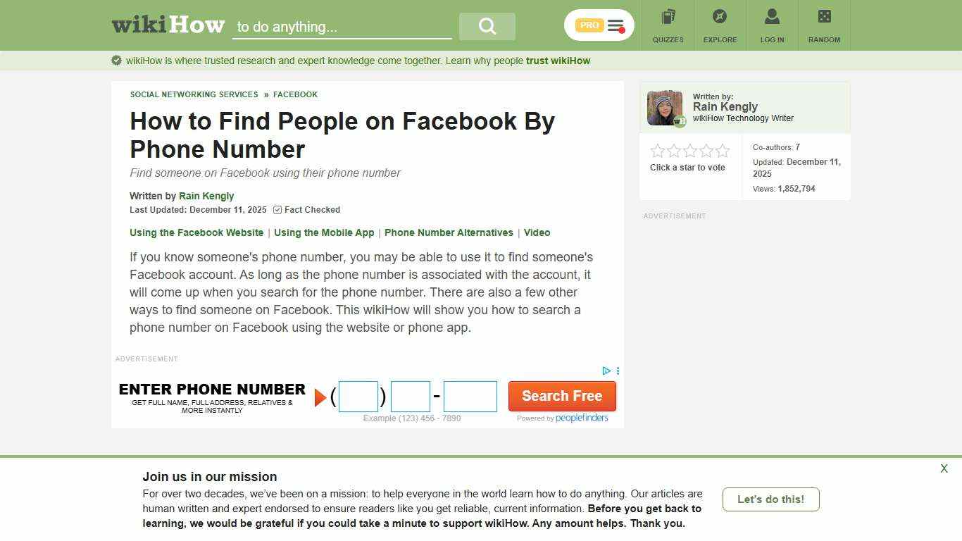 How to Search a Phone Number on Facebook: Desktop & Mobile
